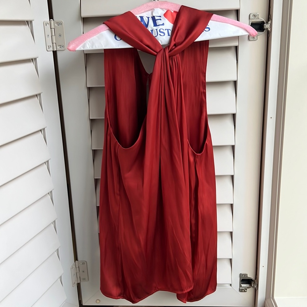 Trouvé tank top in rusty red size M